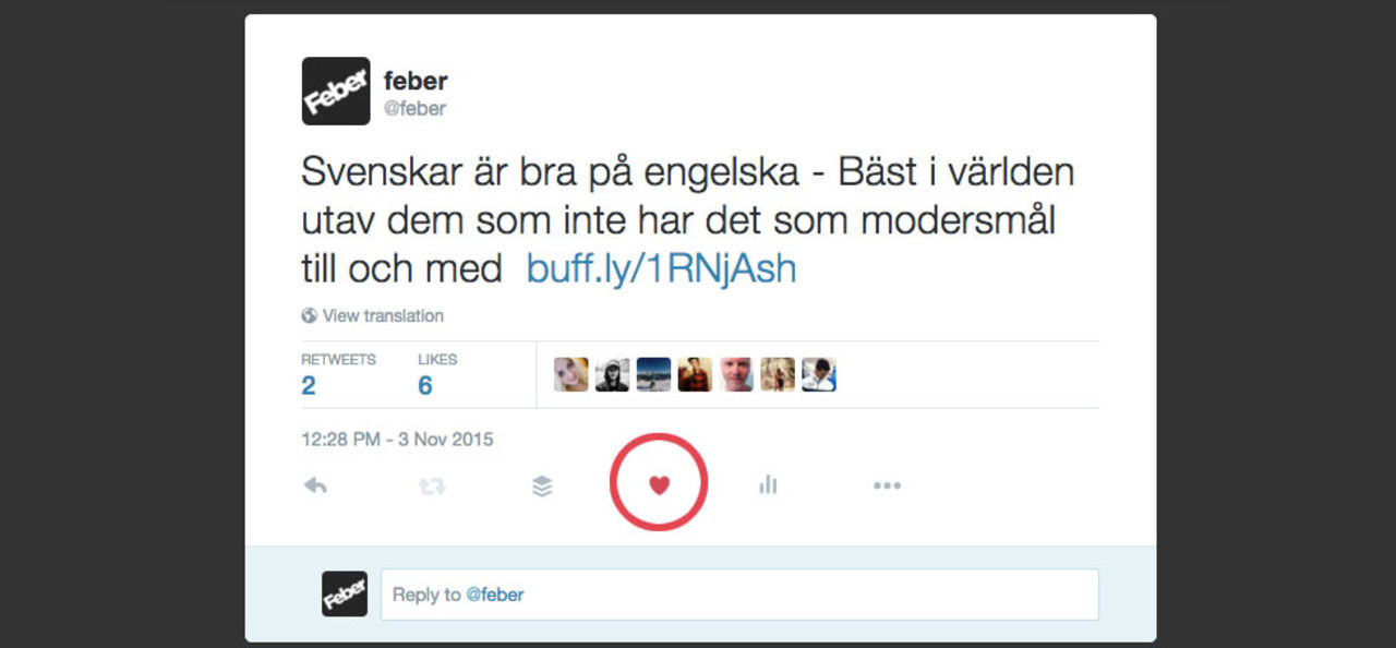 Twitter ersätter stjärnor med likes