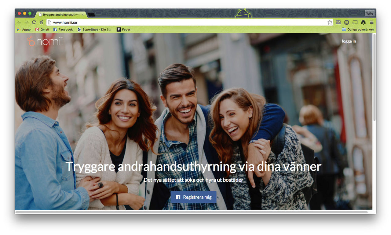 Hyr ut i andra hand med Homii
