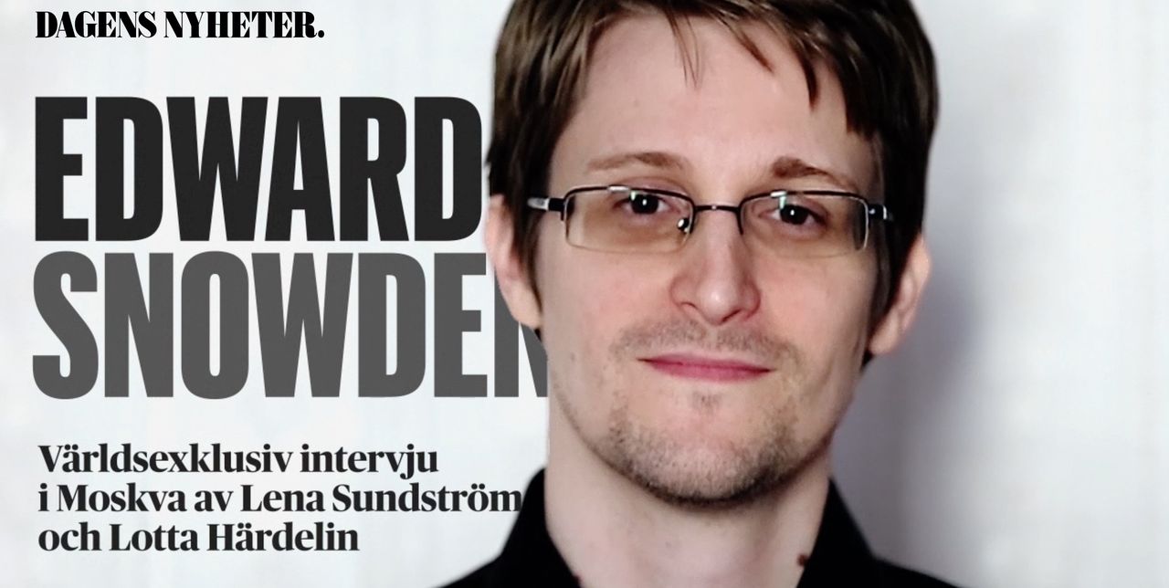 DN kör exklusiv intervju med Edward Snowden