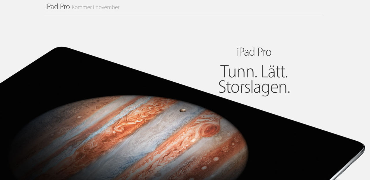 iPad Pro släpps på onsdag