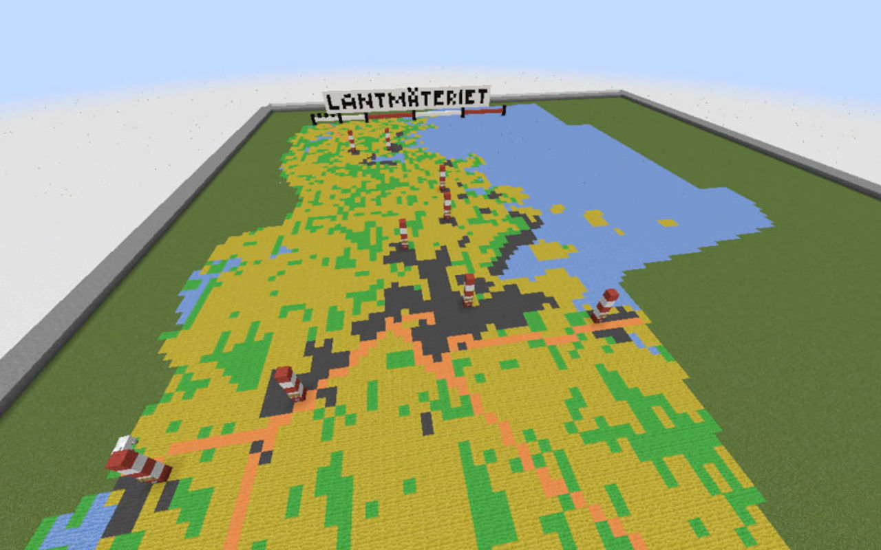 Sverige släpps i Minecraft