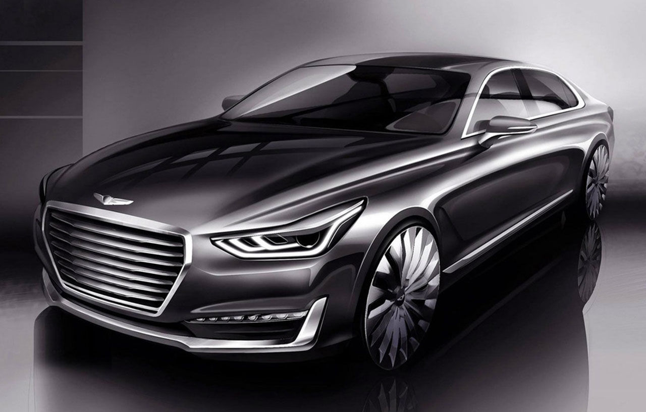 Teaserbilder på Genesis G90