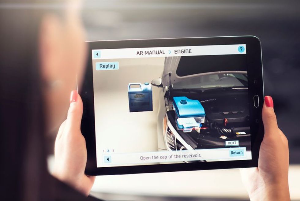 Hyundai tar fram augmented reality-manual till sina bilar