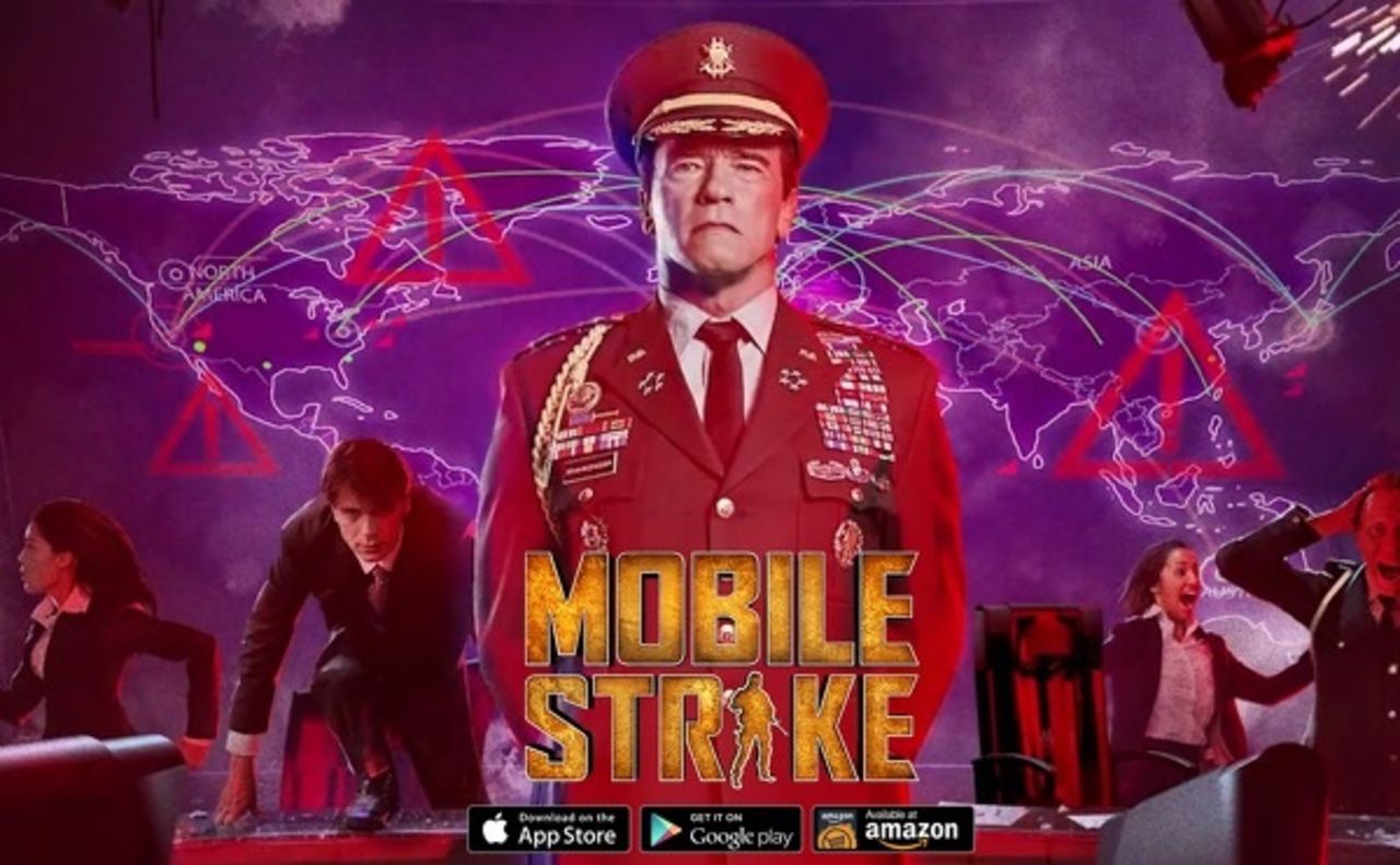 Arnold Schwarzenegger frontad i mobilspelet Mobile Strike