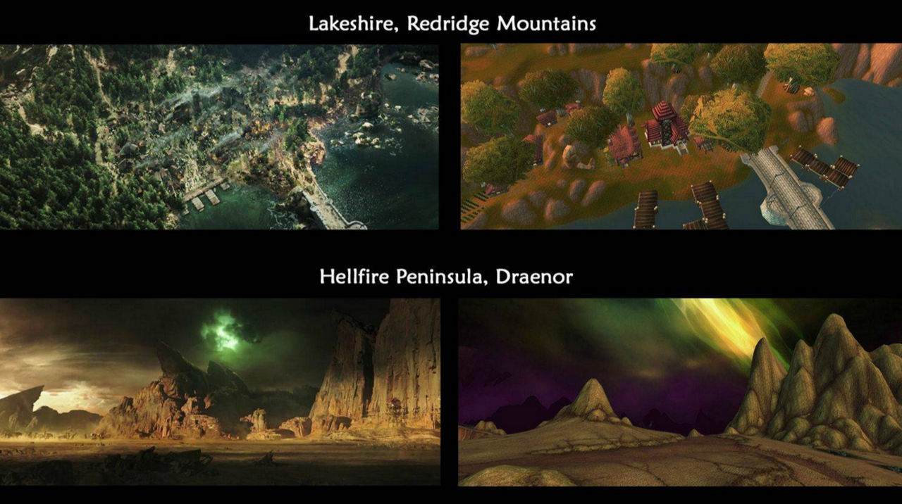 Fan har jämfört miljöerna i Warcraftfilmen med WoW