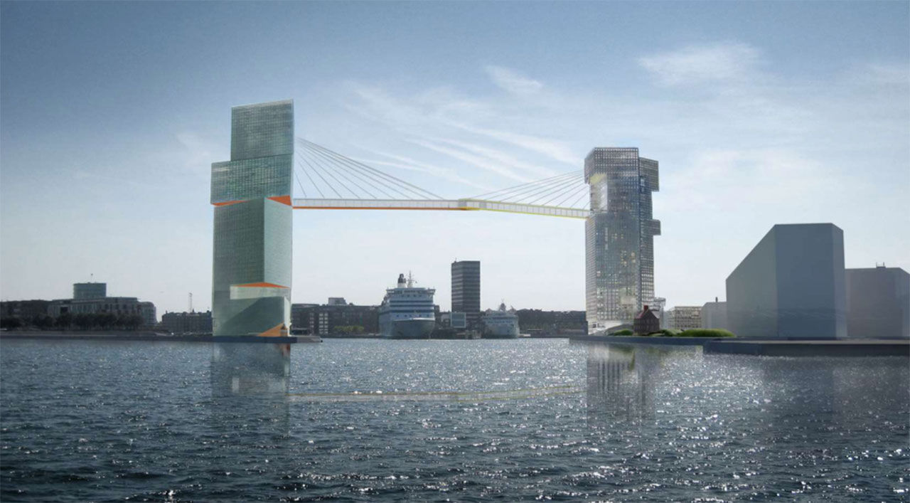Köpenhamn får ny gångbro över hamninloppet