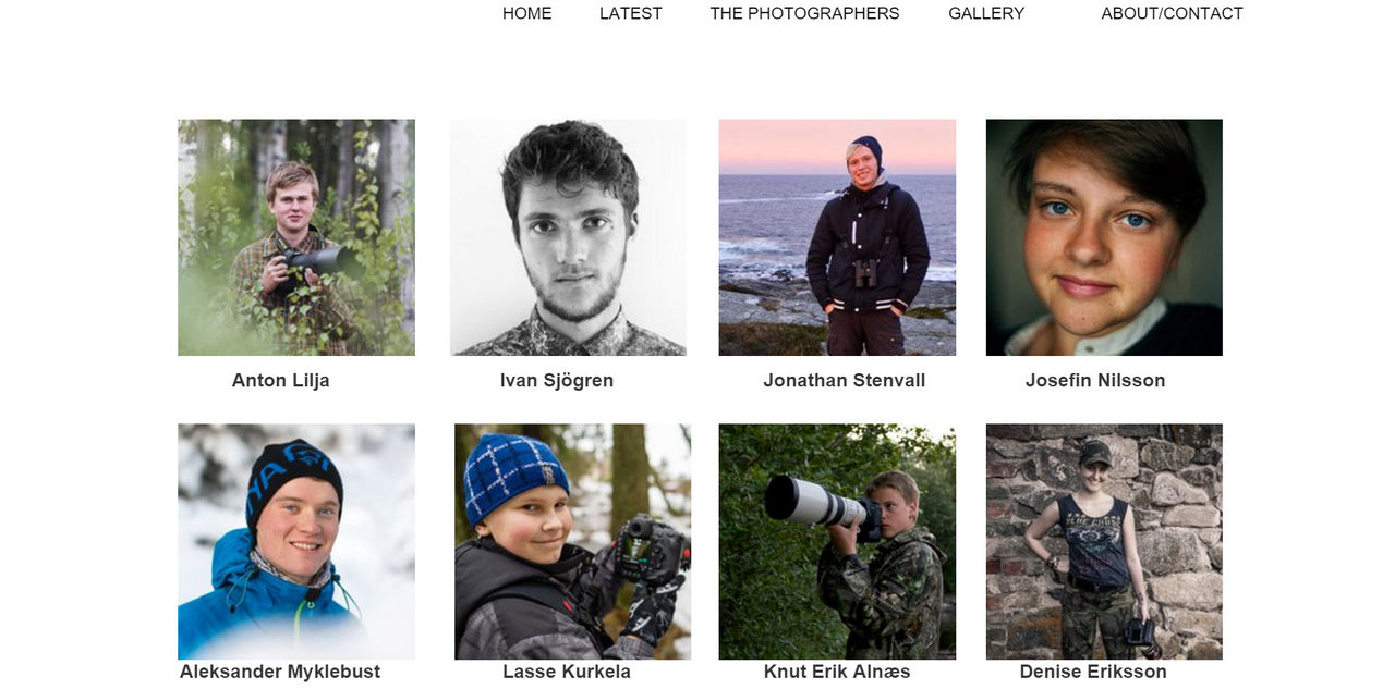 Ny sajt startad för unga nordiska naturfotografer