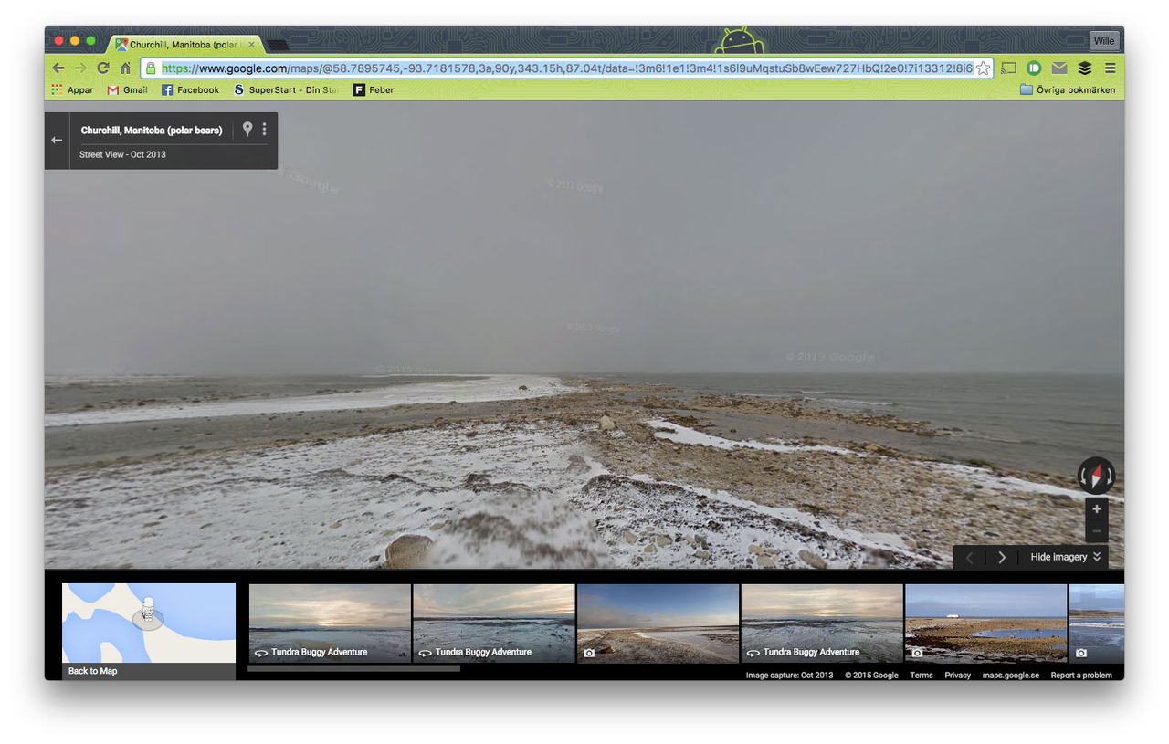 Kolla in klimatförändringar på Google Maps Street View