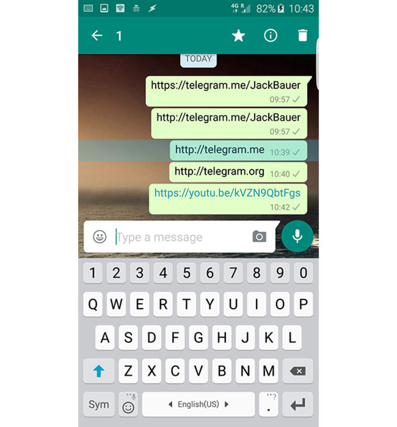 WhatsApp blockerar länkar till konkurrerande tjänst