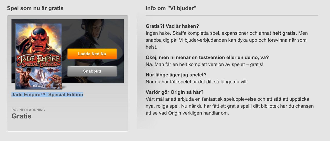 Spela Jade Empire: Special Edition
