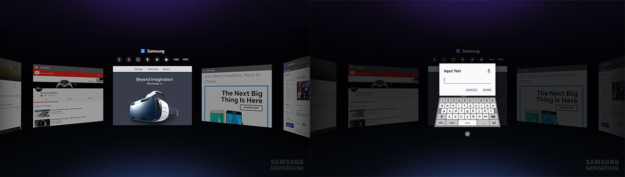 Samsung släpper webbläsare för Gear VR