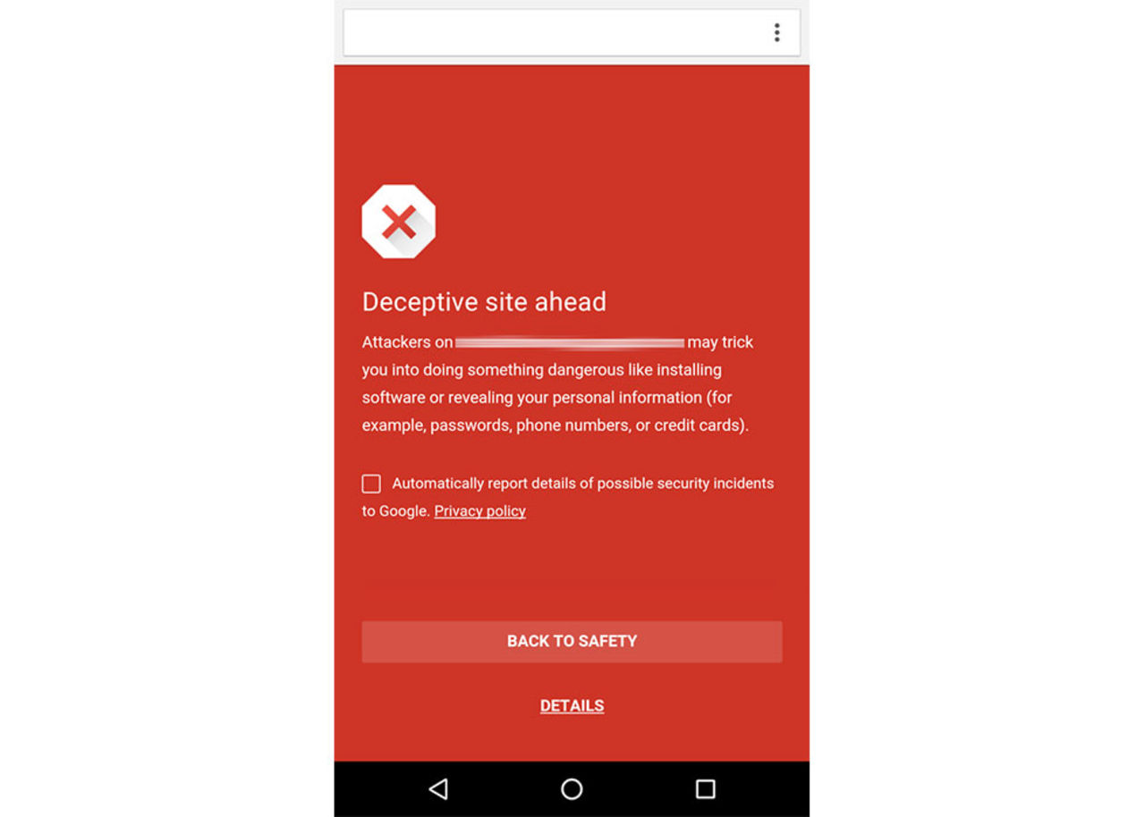 Nu varnar Chrome på Android för skadliga webbsidor