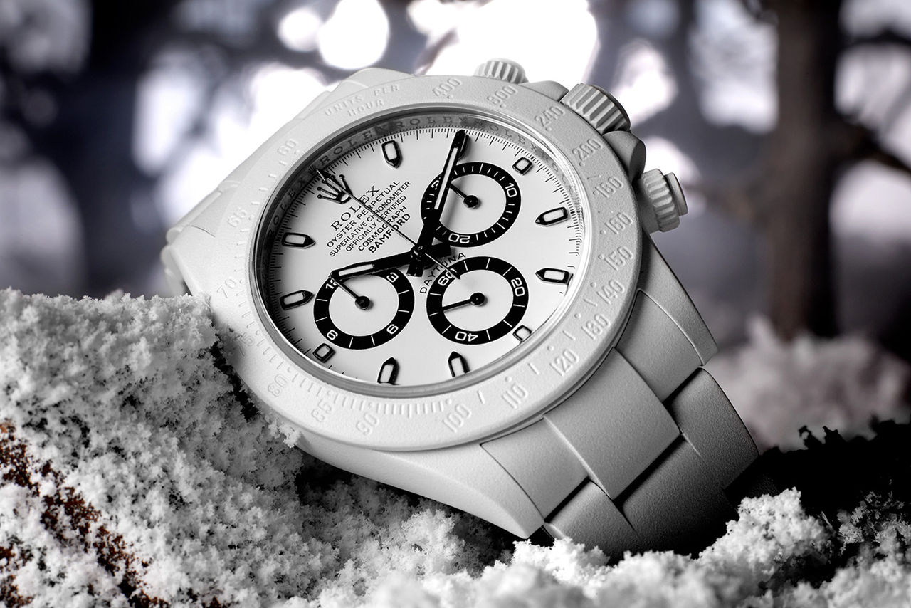 Snövita Rolex-klockor lagom till jul