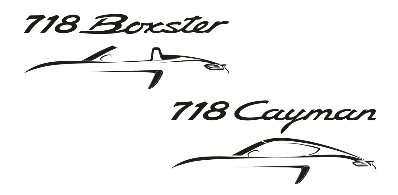Porsche Boxster och Cayman byter namn