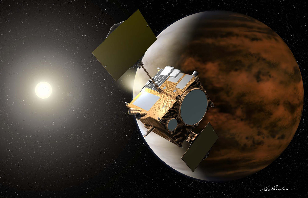 Nu ligger Akatsuki i omloppsbana runt Venus