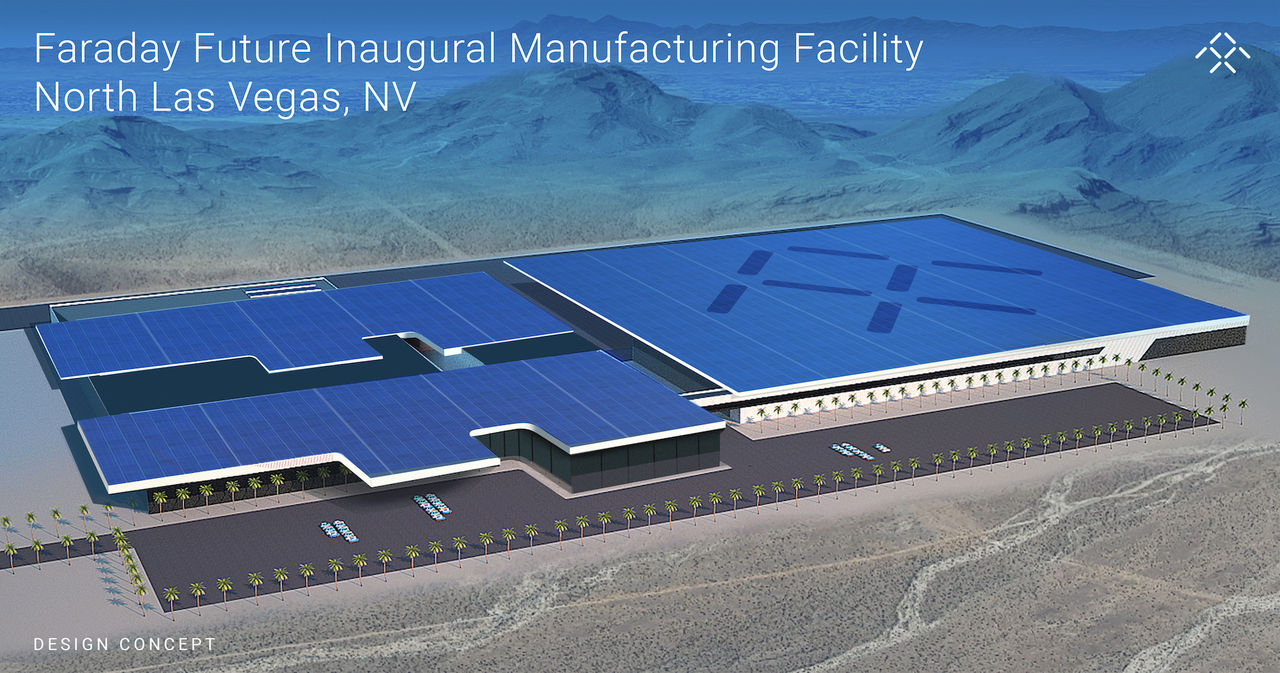 Faraday Future bygger fabrik för elbilar i Nevada