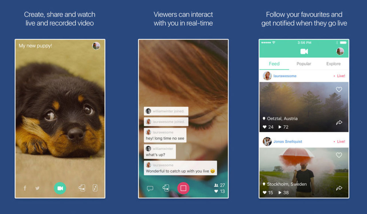 Bambuser släpper appen Birdplane