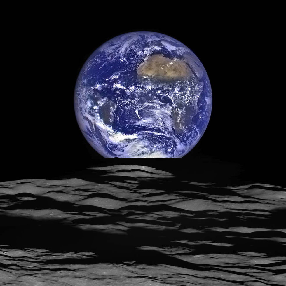 NASA släpper ny fin bild på jorden och månen