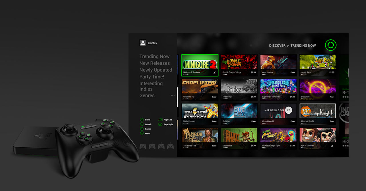 Ouya-butiken återuppstår som Cortex