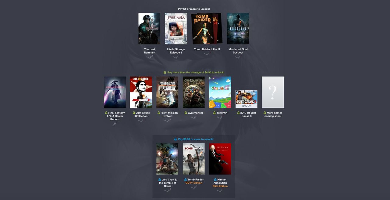 Humble Bundle med Square Enix-spel