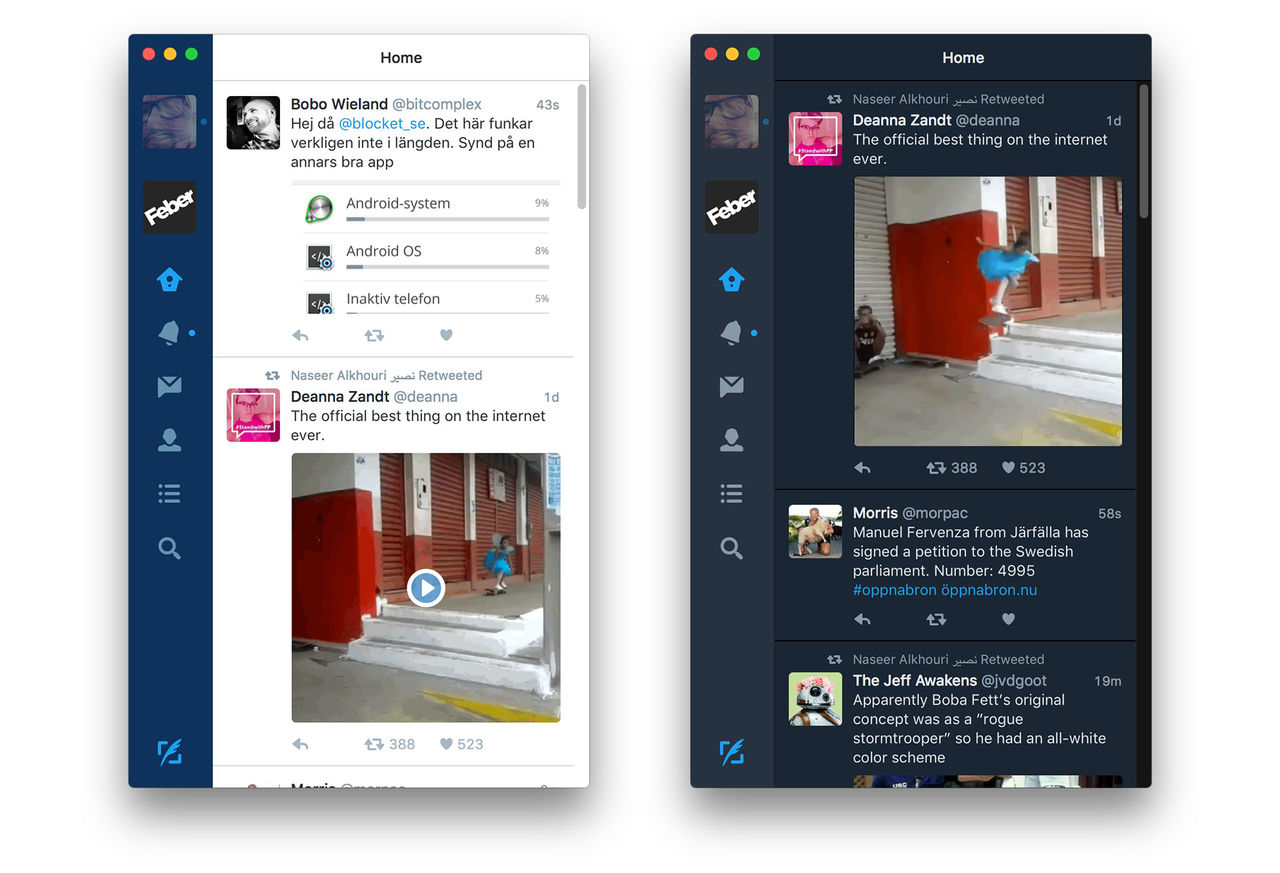 Twitter uppdaterar sin Mac-klient