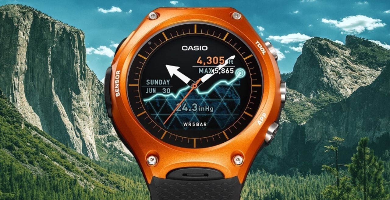 Casio visar smartklocka med Android Wear