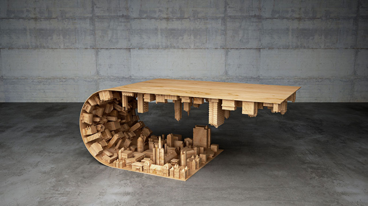 Bord inspirerat av Inception-scen