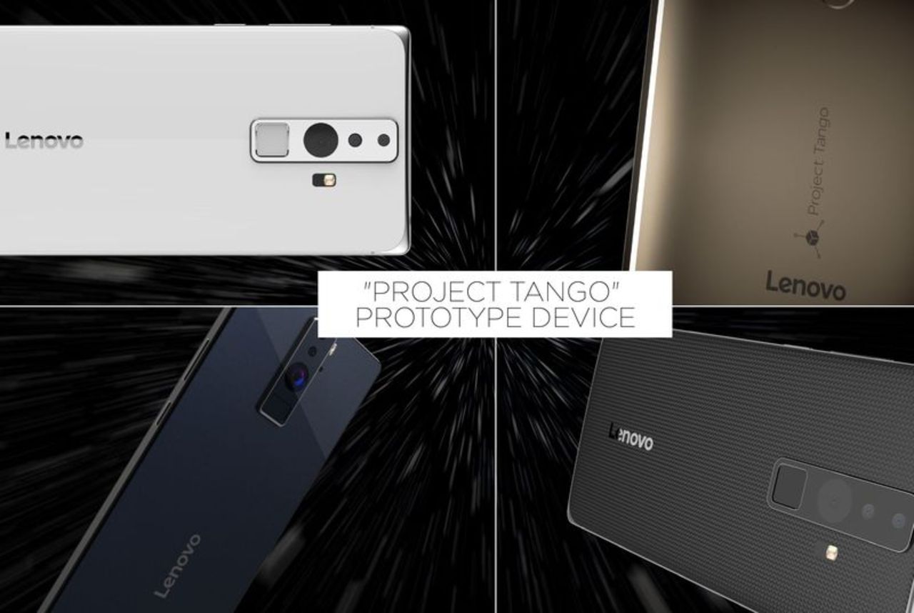 Lenovo bygger Googles första Project Tango-telefon