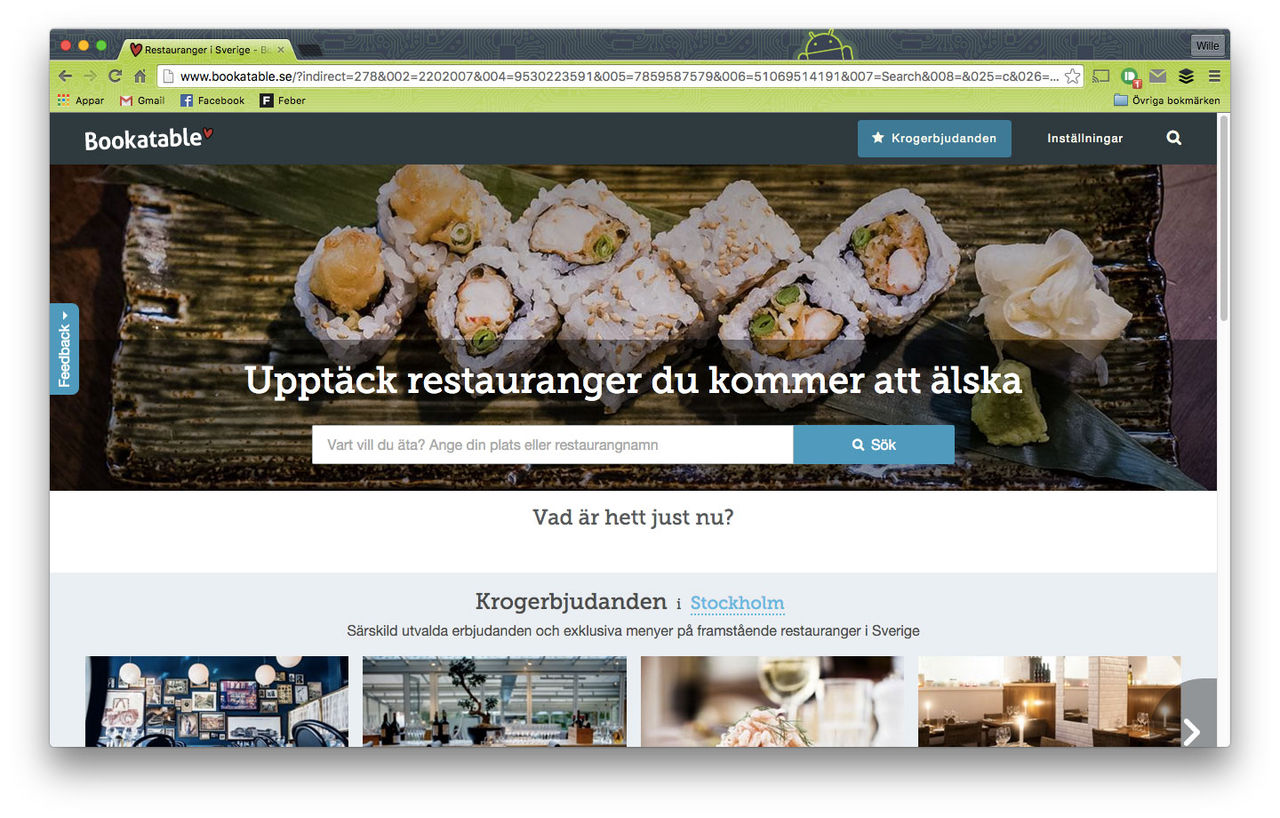 Bookatable säljs till Michelin för en miljard kronor