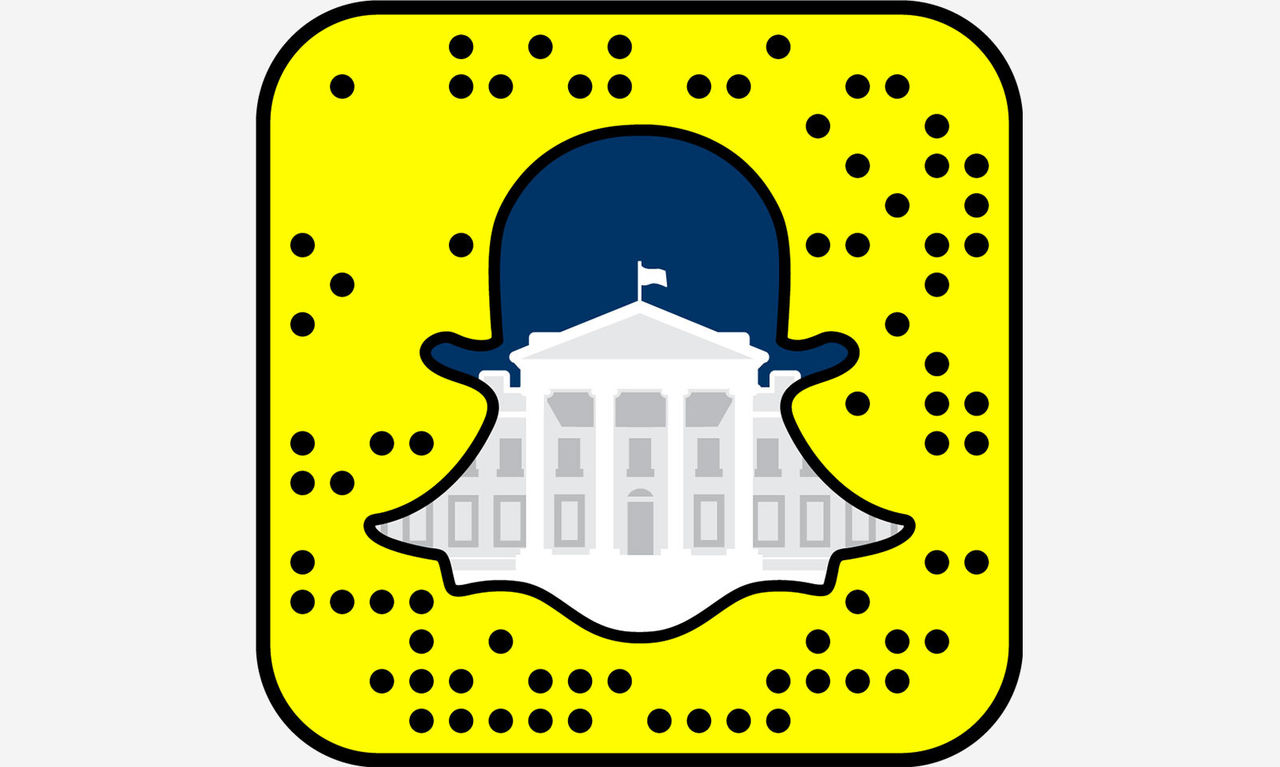 Vita huset finns nu på Snapchat
