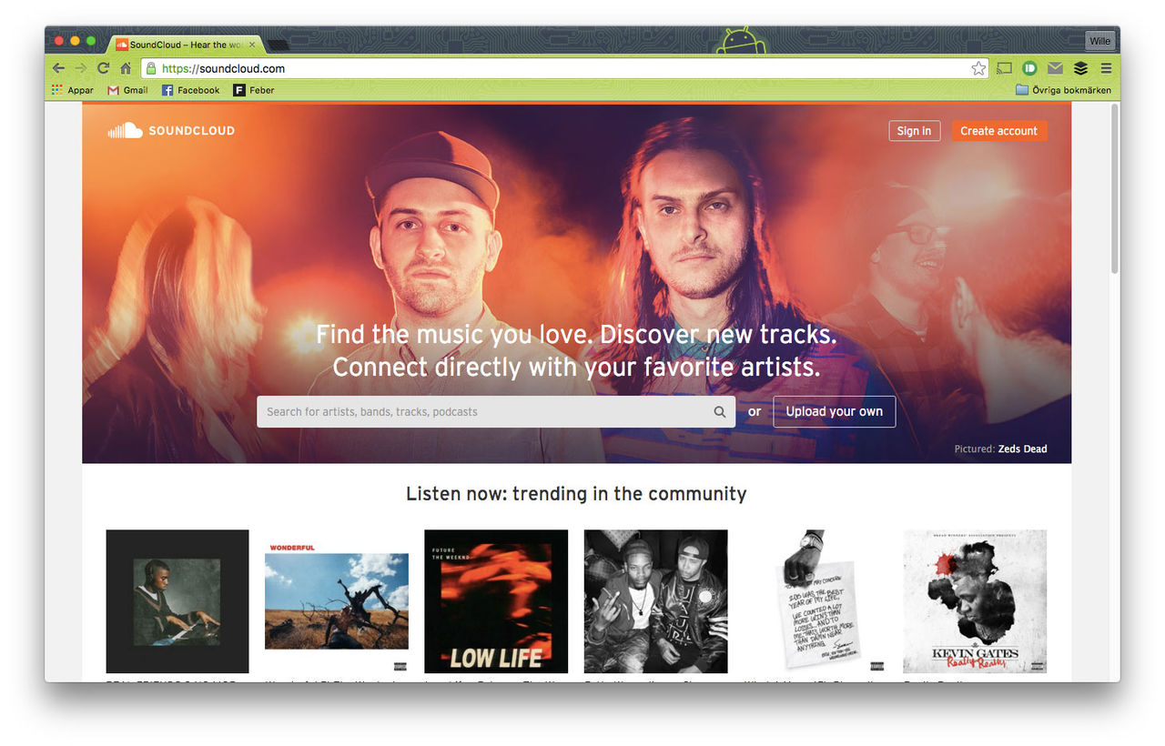 Soundcloud skriver avtal med Universal