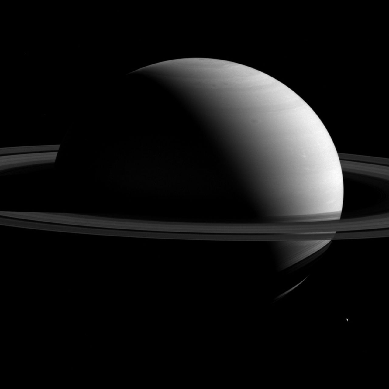 Snygg bild på Saturnus