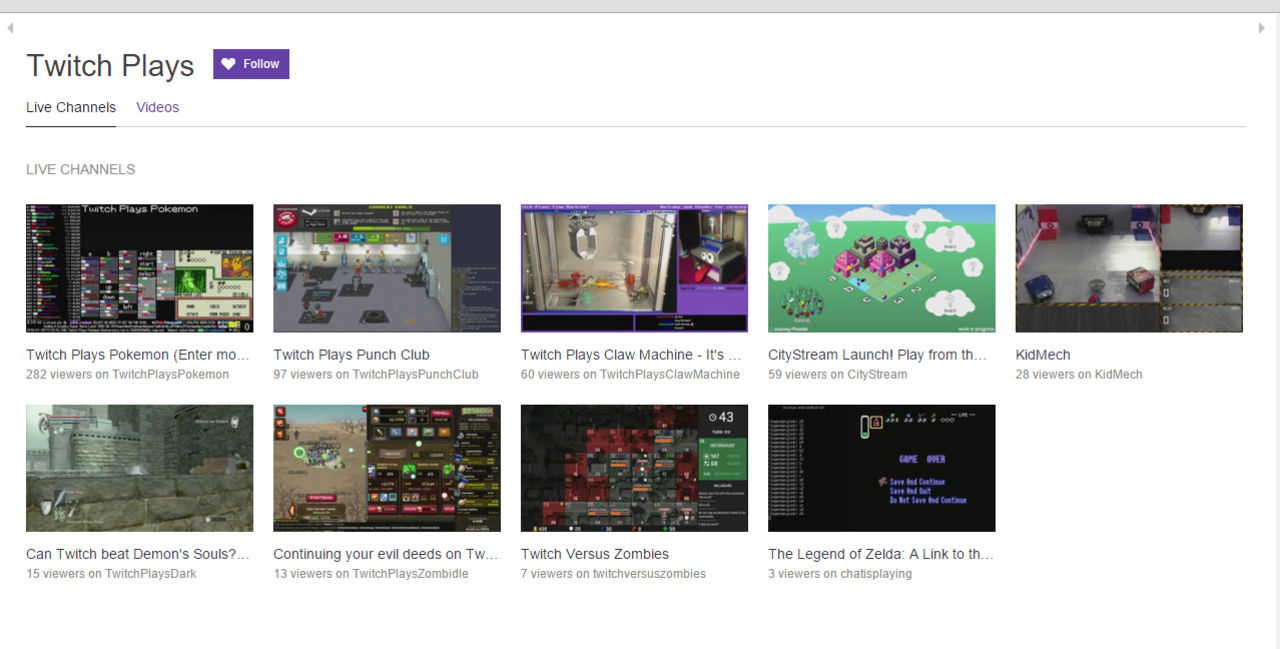 Twitch listar sina