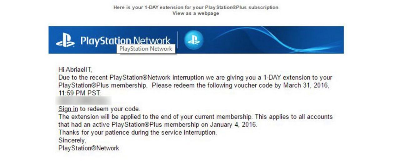 Sony ger sina användare ett extra PSN-dygn