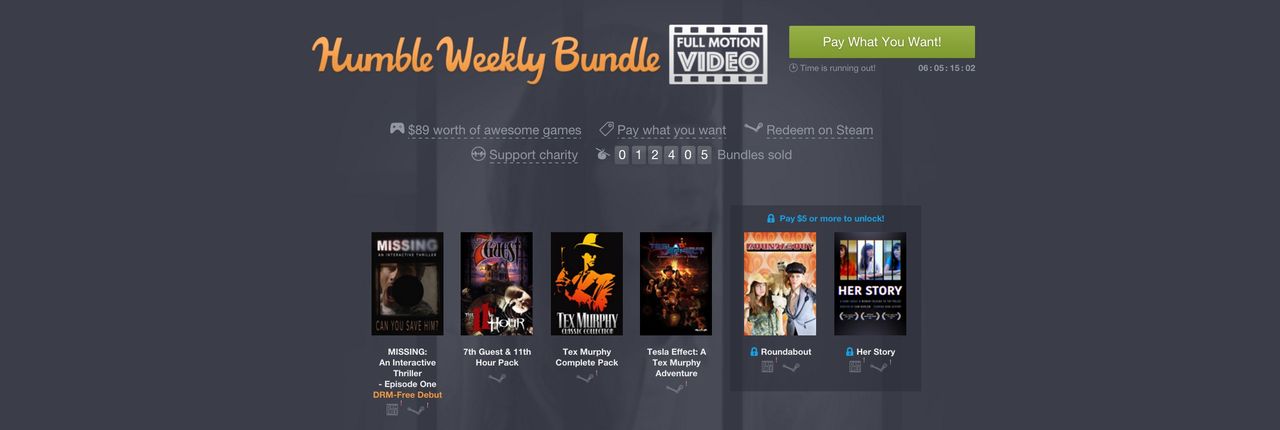 Humble Bundle med FMV-spel