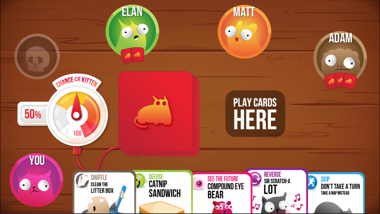 Snart släpps Exploding Kittens till iOS