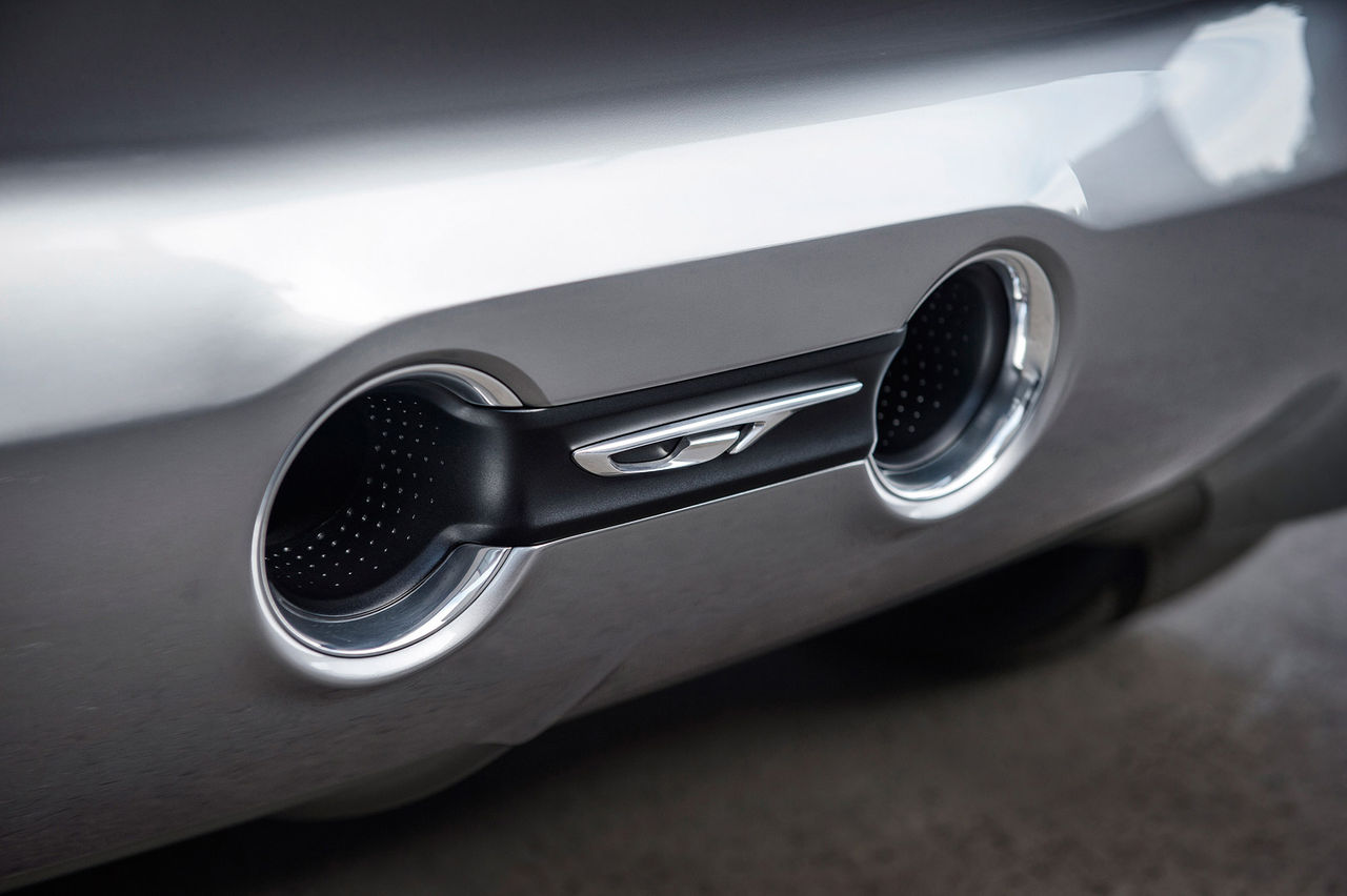 Snygga avgaspipor på nya Opel GT
