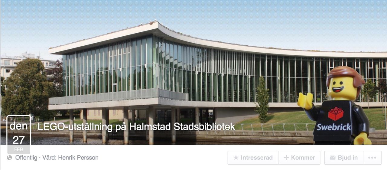 Swebrick anordnar LEGO-utställning i Halmstad