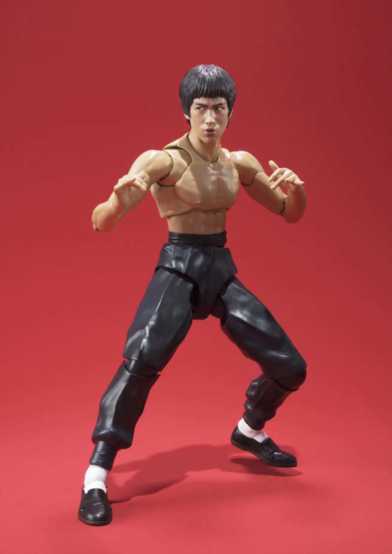 Extremt rörlig Bruce Lee-actionfigur visas upp