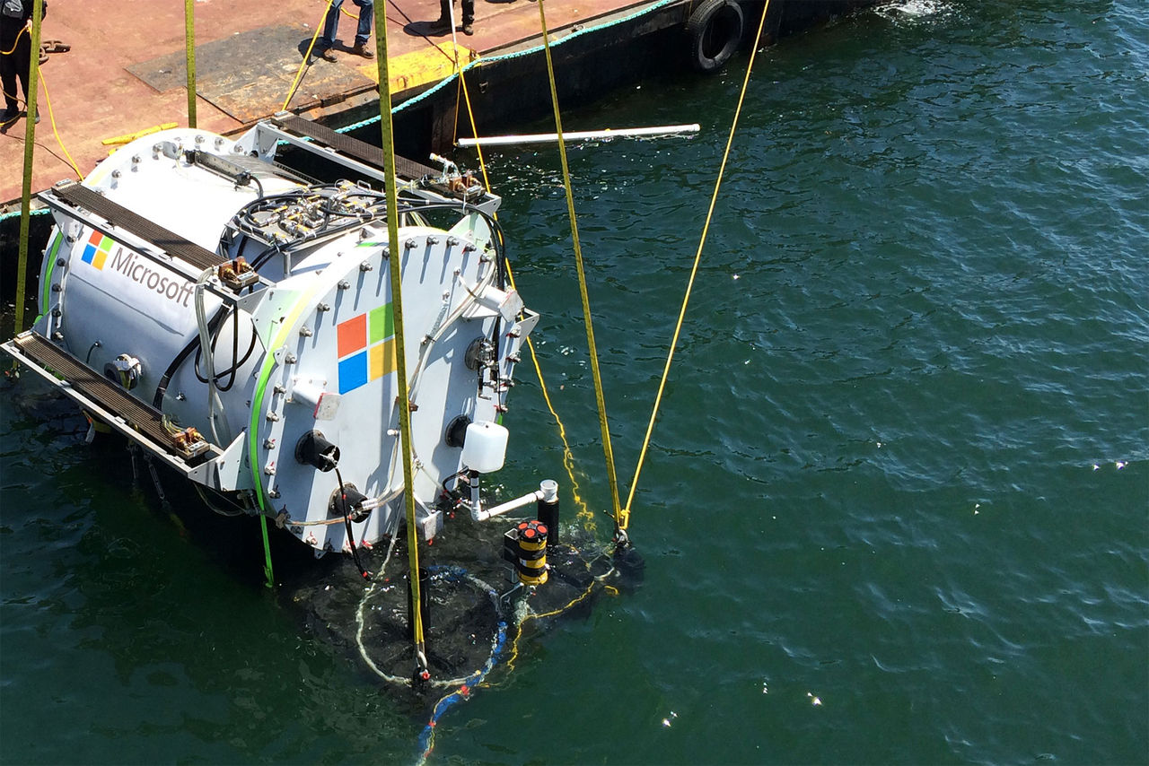 Microsoft vill placera datacenter under ytan