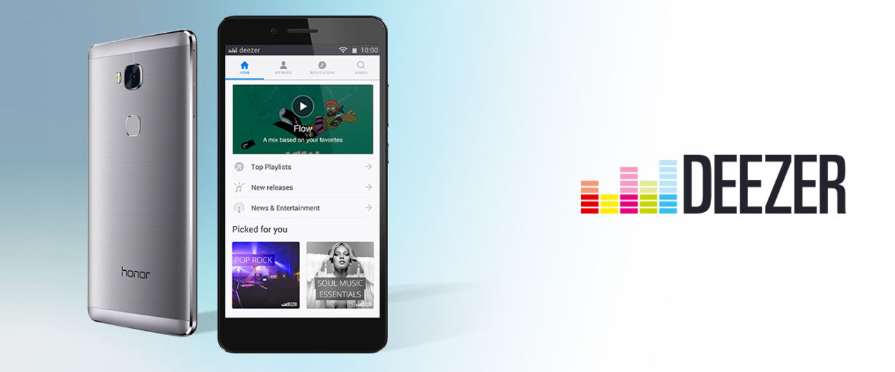 Huawei börjar samarbeta med Deezer