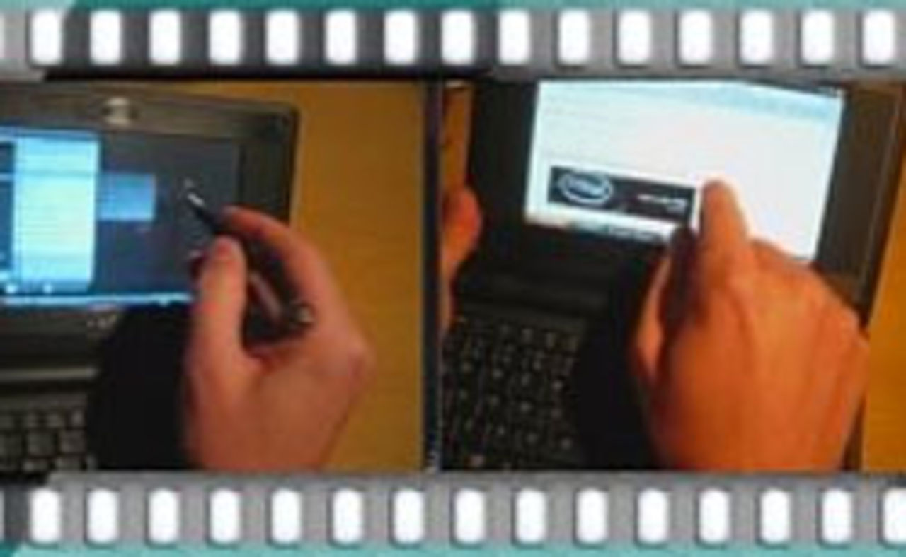 Asus Eee PC med touchscreen