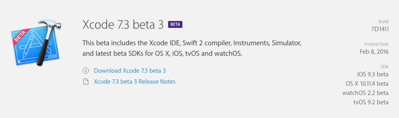 Apple släpper ny utvecklarversion av Xcode