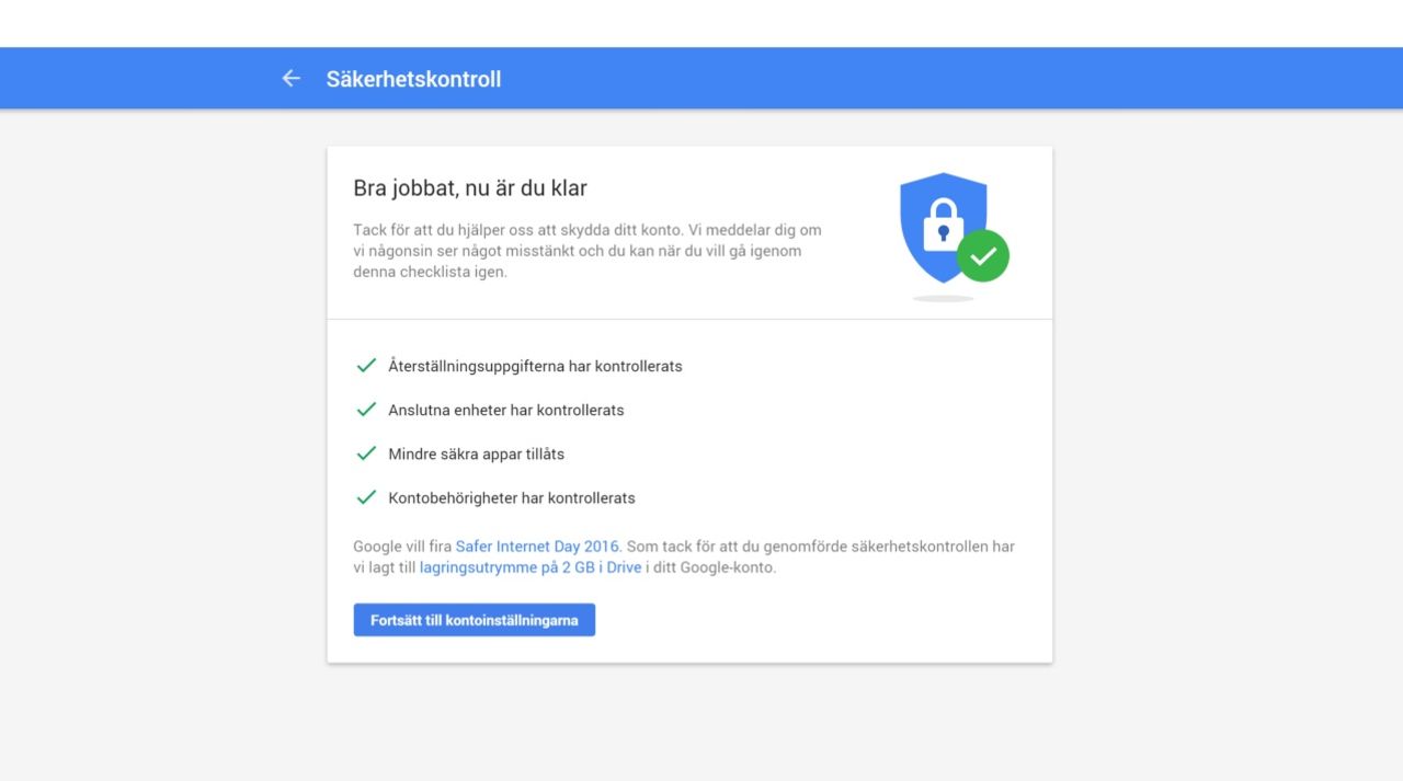 Google bjuder på 2GB lagring på Drive