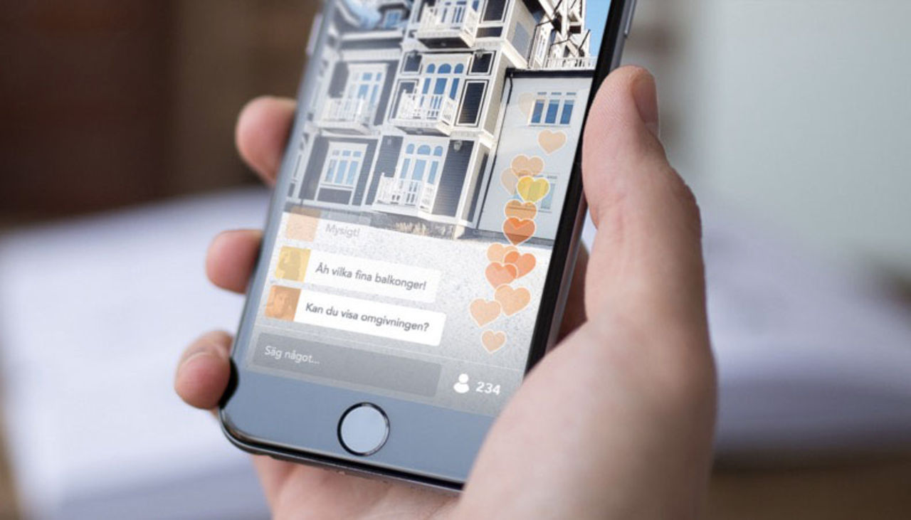 Snart kan man kolla in ny bostad via Periscope