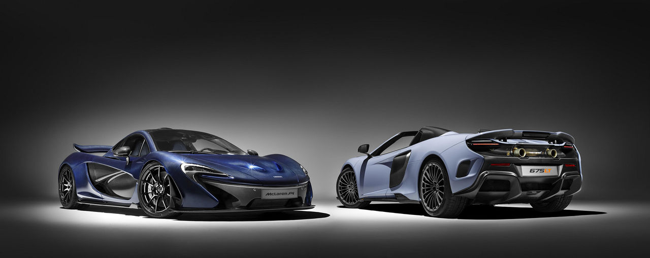 McLaren P1 och 675LT Spider med extra kolfiber
