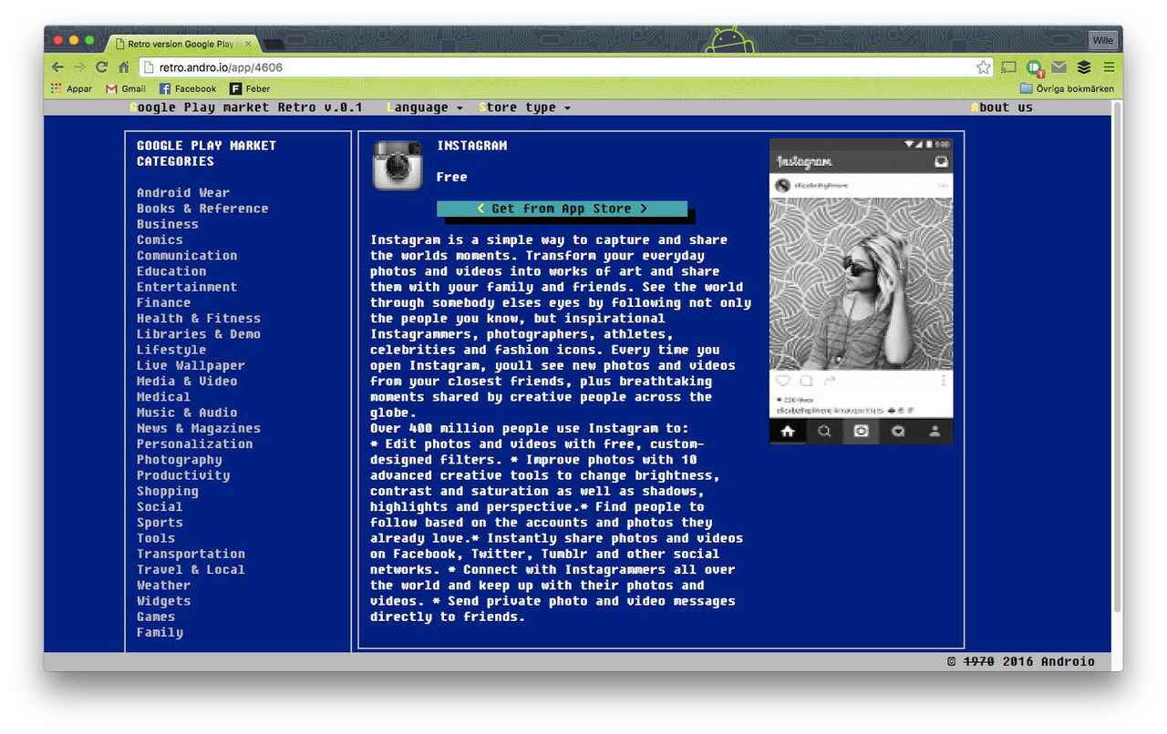 Retroversion av Google Play