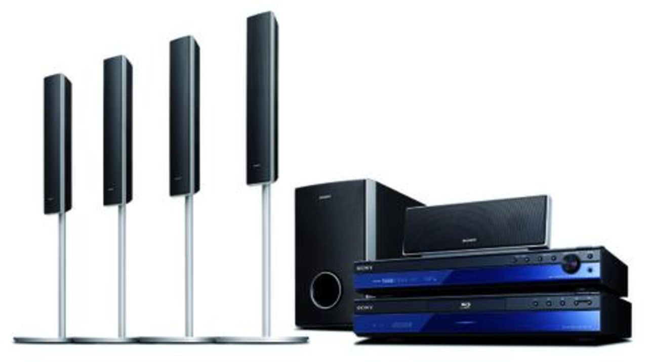 Hemmabio-system med Blu-ray-spelare från Sony