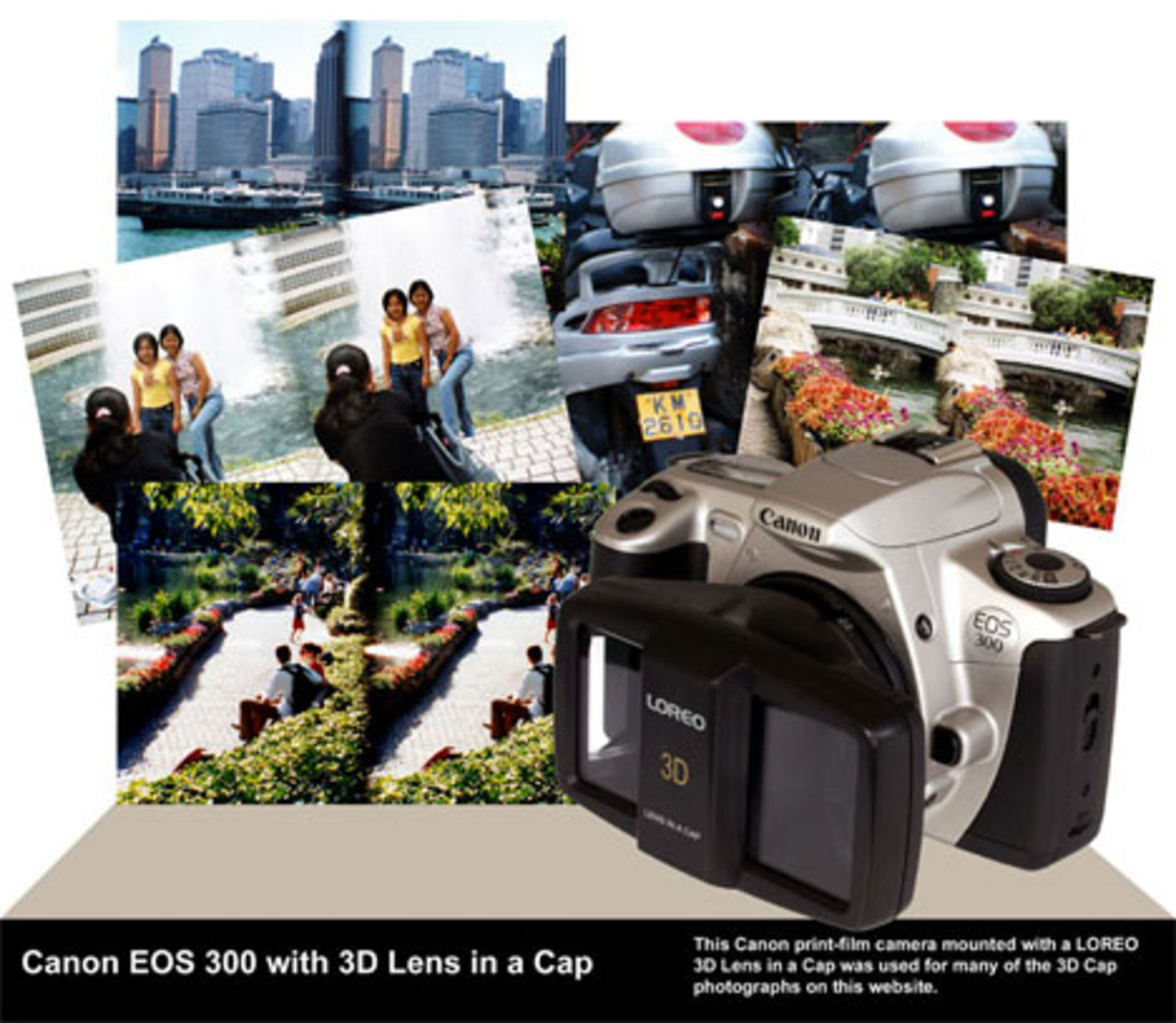 Objektiv tar 3D-bilder