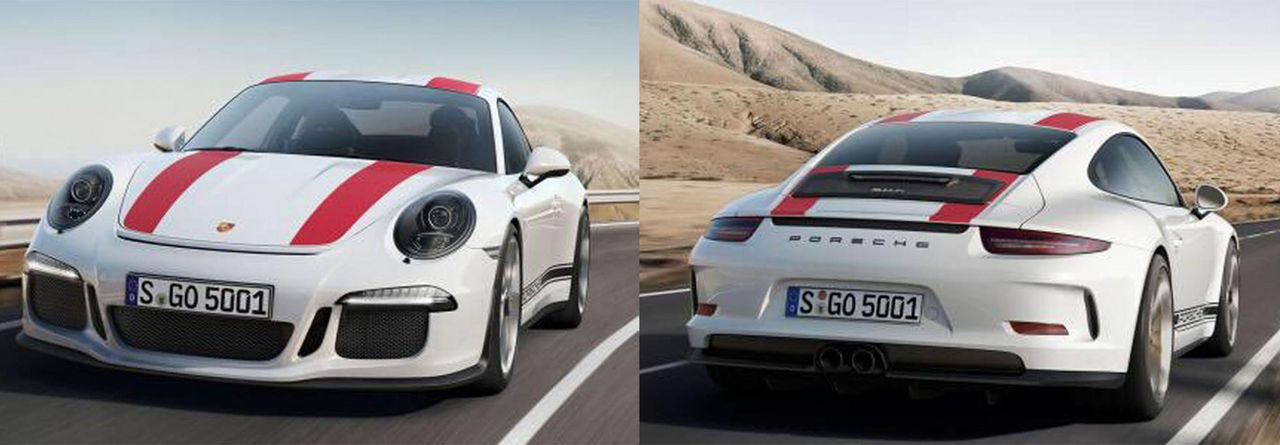Porsche 911 R läcker ut